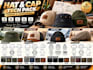 create hat and cap techpack, bucket hat, trucker hat, beanie hat and flat sketch