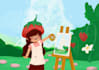 illustrate custom character with a childrens book style