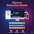 create website, convert figma to responsive website