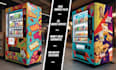 create professional vending machine wrap design