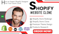 clone shopify store duplicate shopify store redesign or copy shopify store