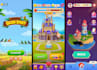 design the attractive games UI UX for mobile games