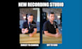 create a podcast style ugc video in my studio