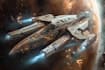 create vehicle and spaceship concept art