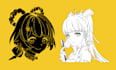 create unique anime and high quality custom vinyl stickers