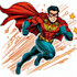 draw superhero character comic style