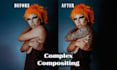 do advanced photo manipulation, compositing and complex retouching