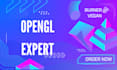 develop glfw, imgui, and opengl projects