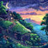do pixel art backgrounds and illustrations for your project