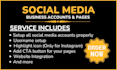 create, setup, and optimize all social media accounts professionally