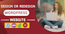 design, redesign, update, edit, copy clone wordpress website