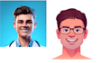 draw avatar of yourself character vector