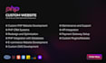 create custom PHP website