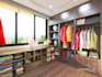 render high quality dressing room