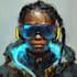 make cyberpunk, sci fi, robot, mecha character concept art
