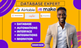 be your airtable, smartsuite, stackby database zapier automation expert