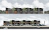 illustrations and renders for presentation of architectural projects