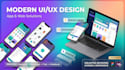 design modern UI UX for mobile app dashboard web app in figma