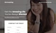 design responsive life coaching landing page consulting website coaching website