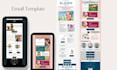 setup mailchimp template and email marketing automation