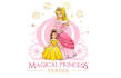 luxurious fun princess party logo
