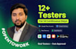 provide 12 tester google play testers android app testing beta testing