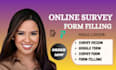 create and conduct online survey market research