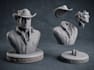 custom 3d character sculpts and miniatures as print ready