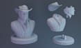 sculpt,3d character, custom miniatures,stl files 3d print