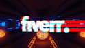 create modern glitch logo animation for vj loops