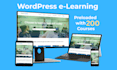udemy elearning lms wordpress website with 200 courses