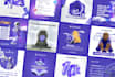 create arabic social media posts, social media designs