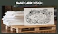 create a outstanding illustration business card