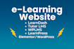build learning management system lms website learning