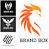 black and white logo design