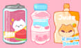 draw cute kawaii doodles, stickers, coloring page