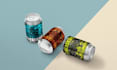 do can label beer, soda, seltzer, water, beverages, energy drink, coffee, juice