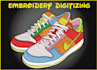 do embroidery digitizing logo design into dst file in 1 hour