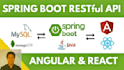 develop your  angular and spring boot application