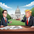 create funny political cartoon