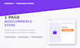build a 1 page wordpress woocommerce store or landing page