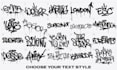 hand drawn graffiti tag in squeezer marker style