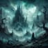illustration environment concept art, fantasy landscape