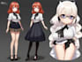 draw professional model live2d vtuber high resolution