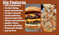 design pizza website burger shopify bakery store
