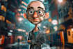create comic cartoon character