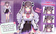 draw a custom high quality live2d vtuber model ready to rig