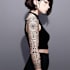 create sleeve tattoo design in geometric style