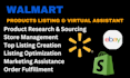 do walmart to ebay dropshipping, virtual assistant shopify top listing