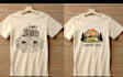 make vintage retro sunset graphics tshirts design